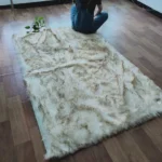 White with brown tip