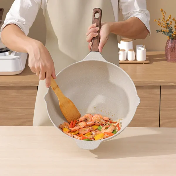 Aluminum Die Casting Cookware Non Stick Pots Frying Granite Pan Sets Nonstick Casserole Kitchenware Ollas Cooking Pot