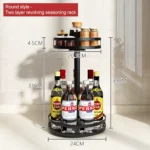 Double round rotary dressing rack