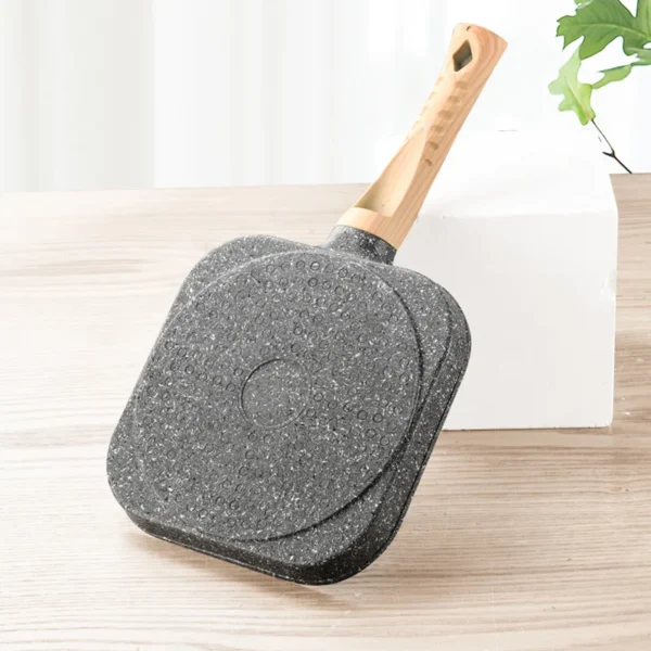 Dropshipping Four-hole Frying Pot Thickened Omelet Pan Non-stick Egg Pancake Steak Pan Cooking Egg Ham Pans Breakfast Maker