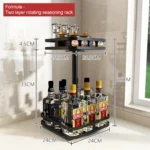 Two square rotary dressing rack